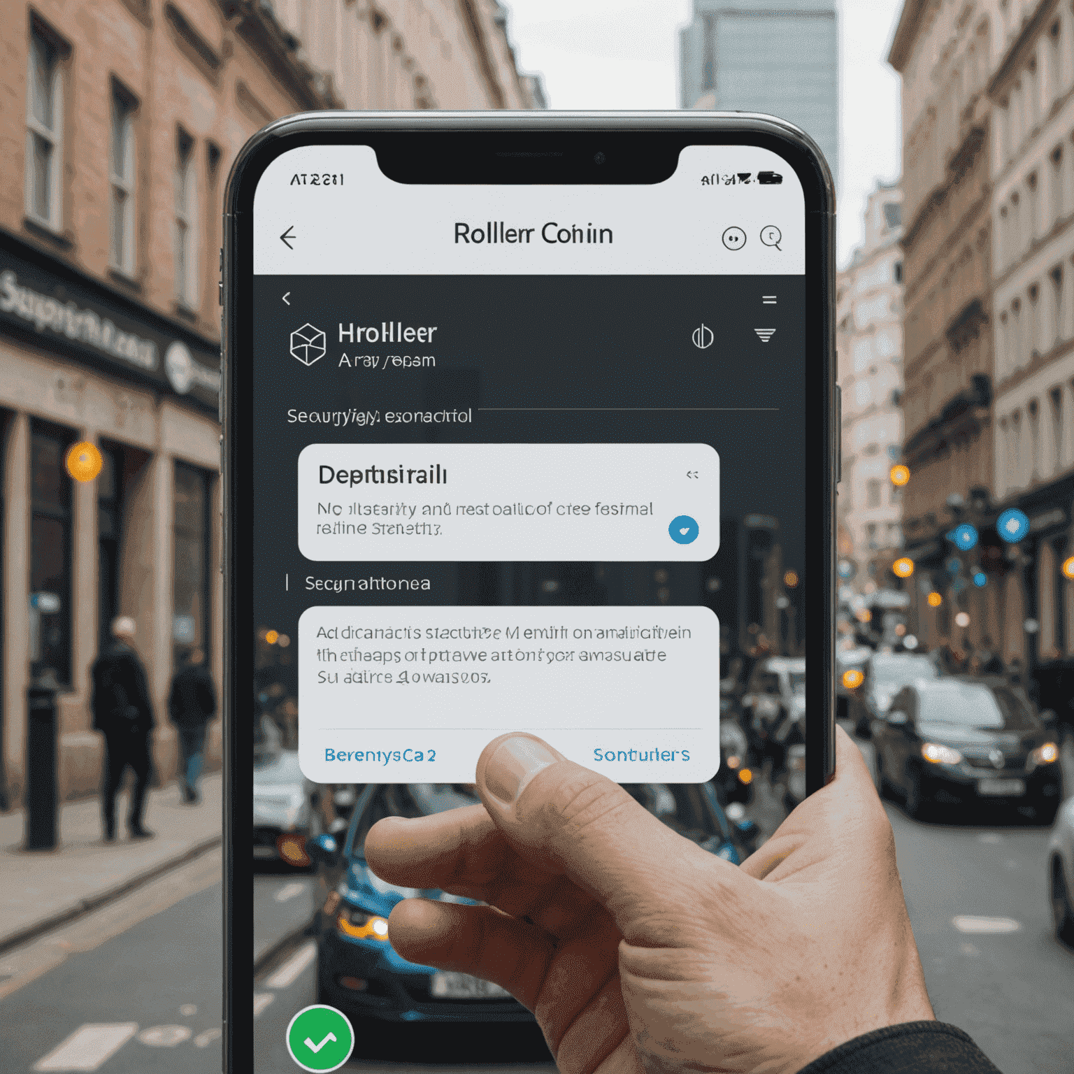 A screenshot of RollerCoin's security notification system, demonstrating transparent communication with users